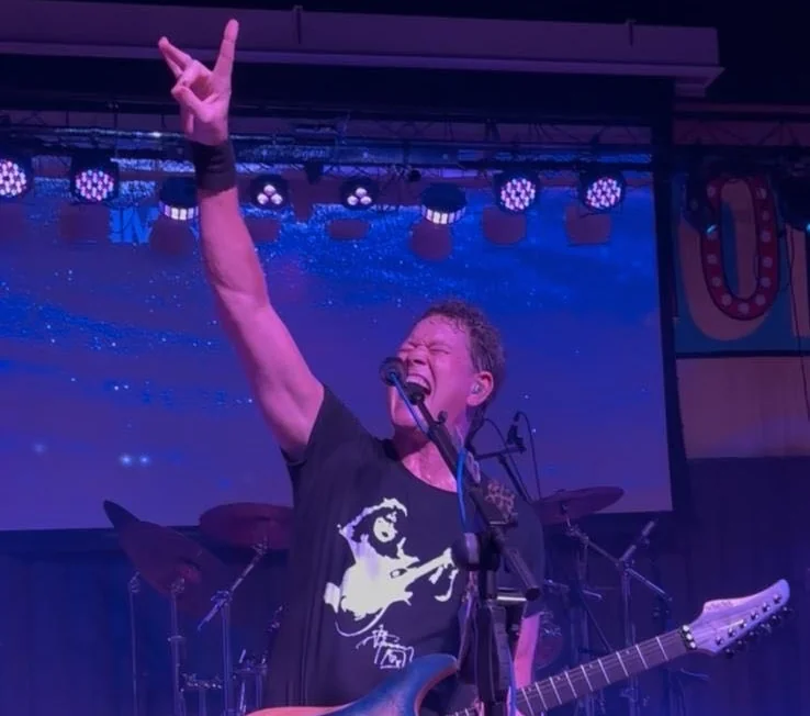 Troy Miller of Hold My Beer performing in a venue in Richmond, Virginia